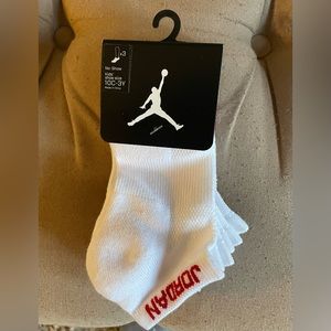 Jordan no show socks 10c-3y